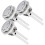 Toilet Tank Button Glacier Bay Round Head 3 Pcs 1