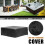 Hot Tub Cover Square Waterproof UV-Resistant Protective Cap 2