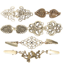 Clips para cárdigan de mujer estilo vintage (6 unidades)