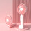 Kayannuo Mini-USB-Handventilator Pink3Speeds 1