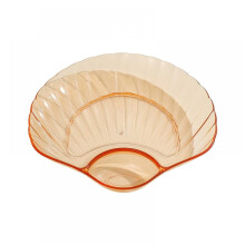 Transparante plastic multifunctionele borden, snacktray van 15 cm