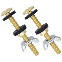 Toilet Tank Bolts with Gasket Washers 2 Pcs