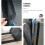Telefonkabelholder i nylon, sommerfuglestil, 4 stk. 4