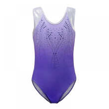 Girls Sleeveless Ballet Body Suit Gradient Color 5-14 Years