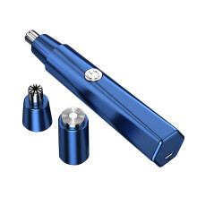 Aparador de pelos do nariz elétrico recarregável via USB (1 unidade)