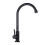 Black Single-Handle Kitchen Faucet with Rotatable Sprayer 1