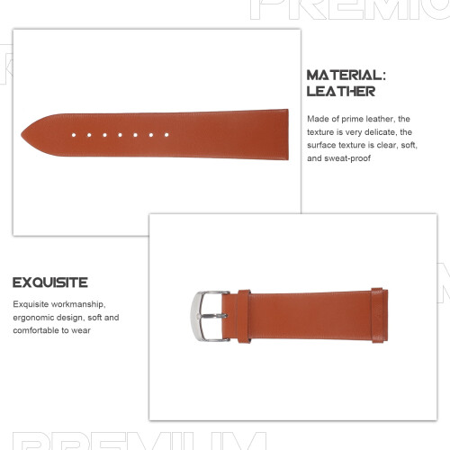Leather Watch Strap Universal Fit 3-Pack 1