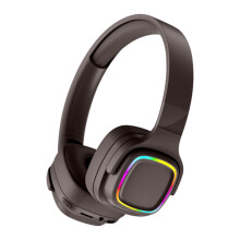 Căști Bluetooth Penkiiy cu lumini RGB și subwoofer