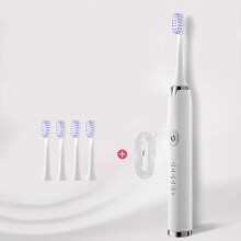 Kayannuo Home Essentials Udsalg Elektrisk Tandbørste med 5 Børstehoveder, 5 Funktioner, IPX7 Vandtæt, Nyligt Opgraderet, Lang Levetid