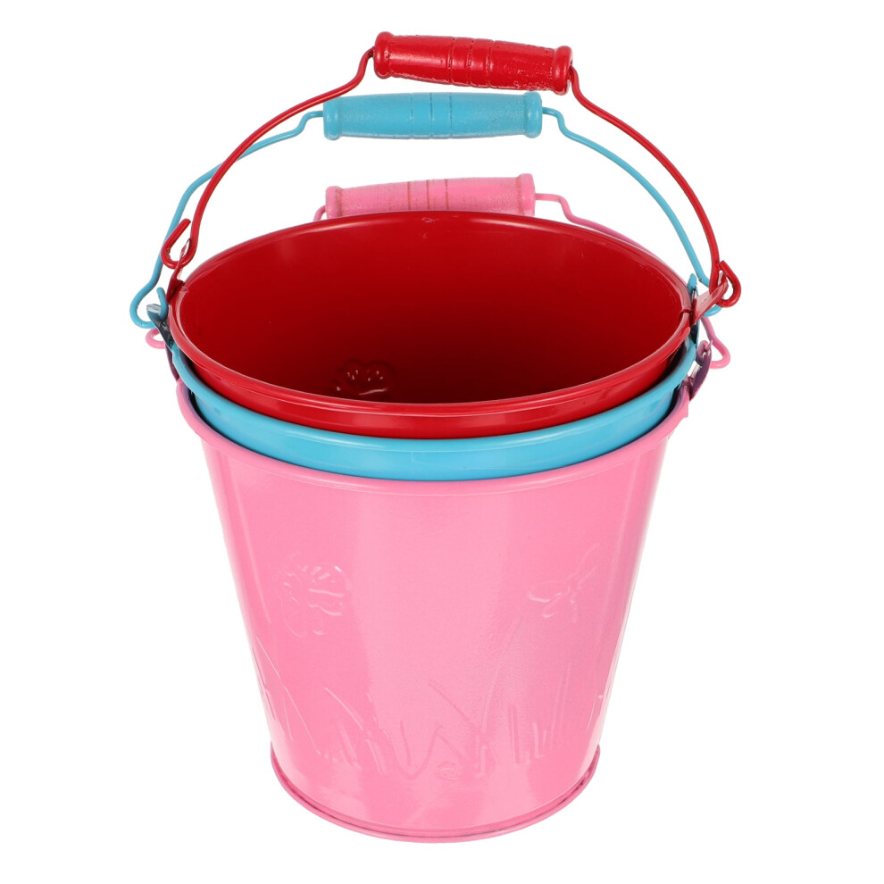 Tin Bucket Baby Tub Multi-Purpose Storage 3 Pcs 9107258552082