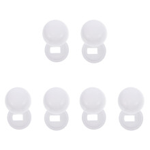 Toilet Seat Bolts Plastic Cover Caps 6 Pairs