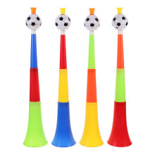 Plastic stadium horn vuvuzela fan cheer toy 4 pcs