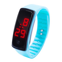 Smartwatch in college-stijl, rood vierkant, 1 stuk