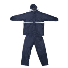 Regenpak voor dames en heren, donkerblauw, maat XXXL