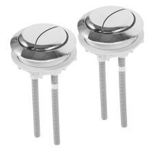 Toilet Push Button Dual Flush Lid Round 2 pcs