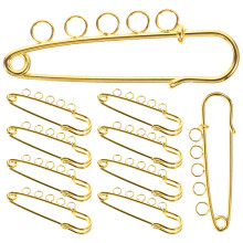Broches de seguridad para mantas de punto y manualidades (10 unidades)