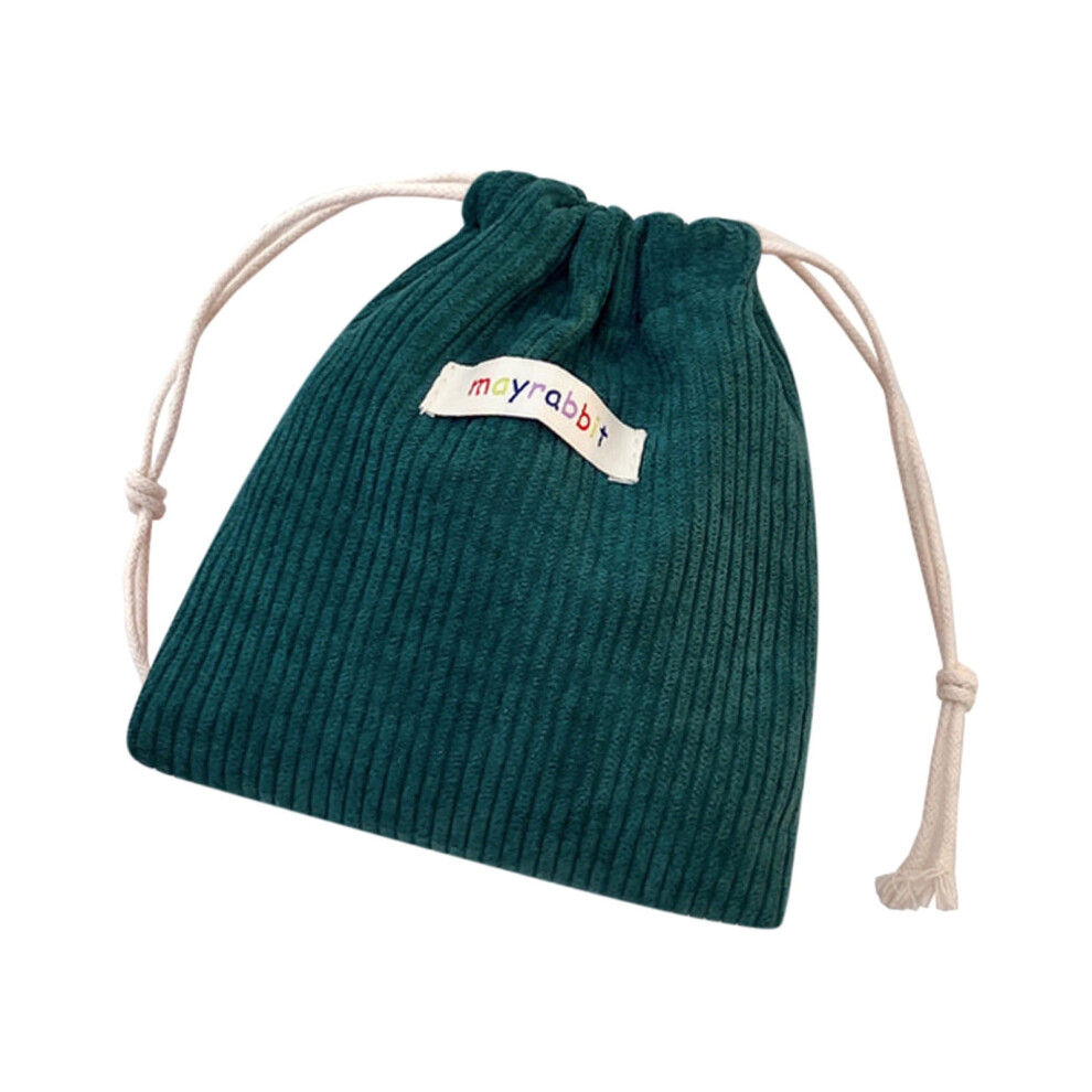 Penkiiy corduroy hair tie organizer bag 1 piece