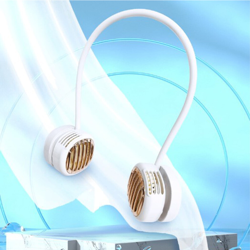 Kayannuo Portable Neck Fan Bladeless 2000Mah White 9107258556608