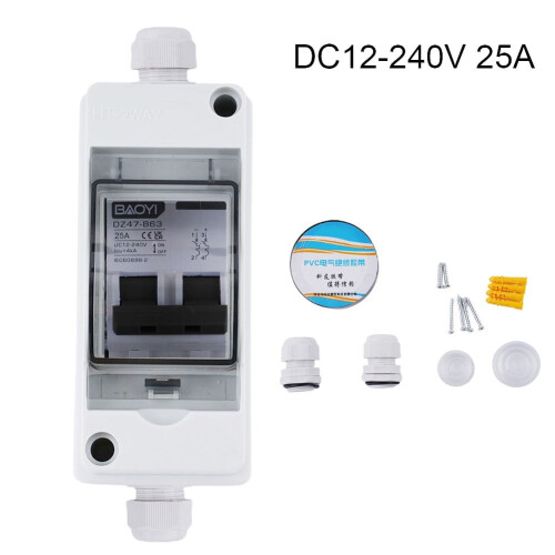 Φωτοβολταϊκός αποζεύκτης DC12-240V ηλιακής ενέργειας, νέο αδιάβροχο κουτί 1