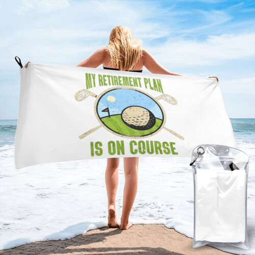 Golf Caddy Microfiber strandhanddoek 30x60 inch
