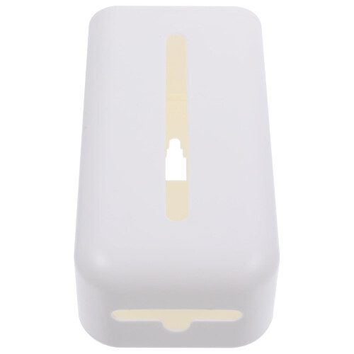 Wall-mounted paper box trash bag holder white ABS