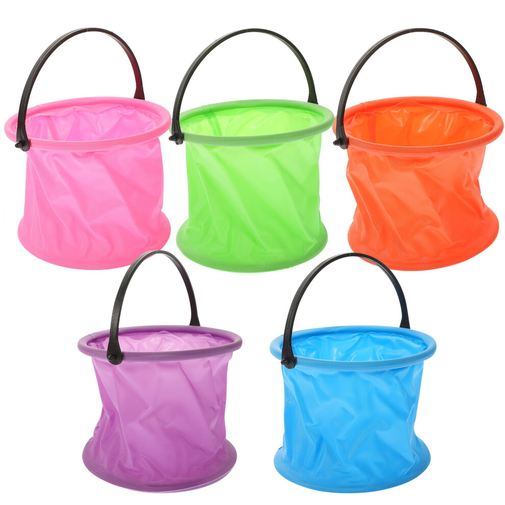 Foldable Water Bucket For Camping 5 Pcs 9107258553188