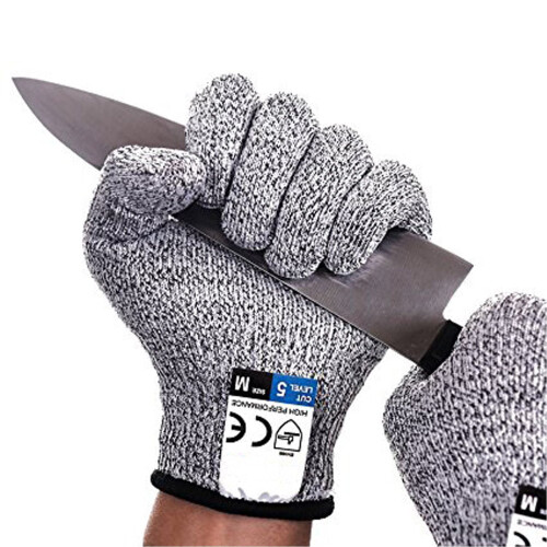 HPPE Cut Resistant Gloves Grade 5