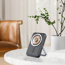 Batería externa inalámbrica con soporte de 10000 mAh