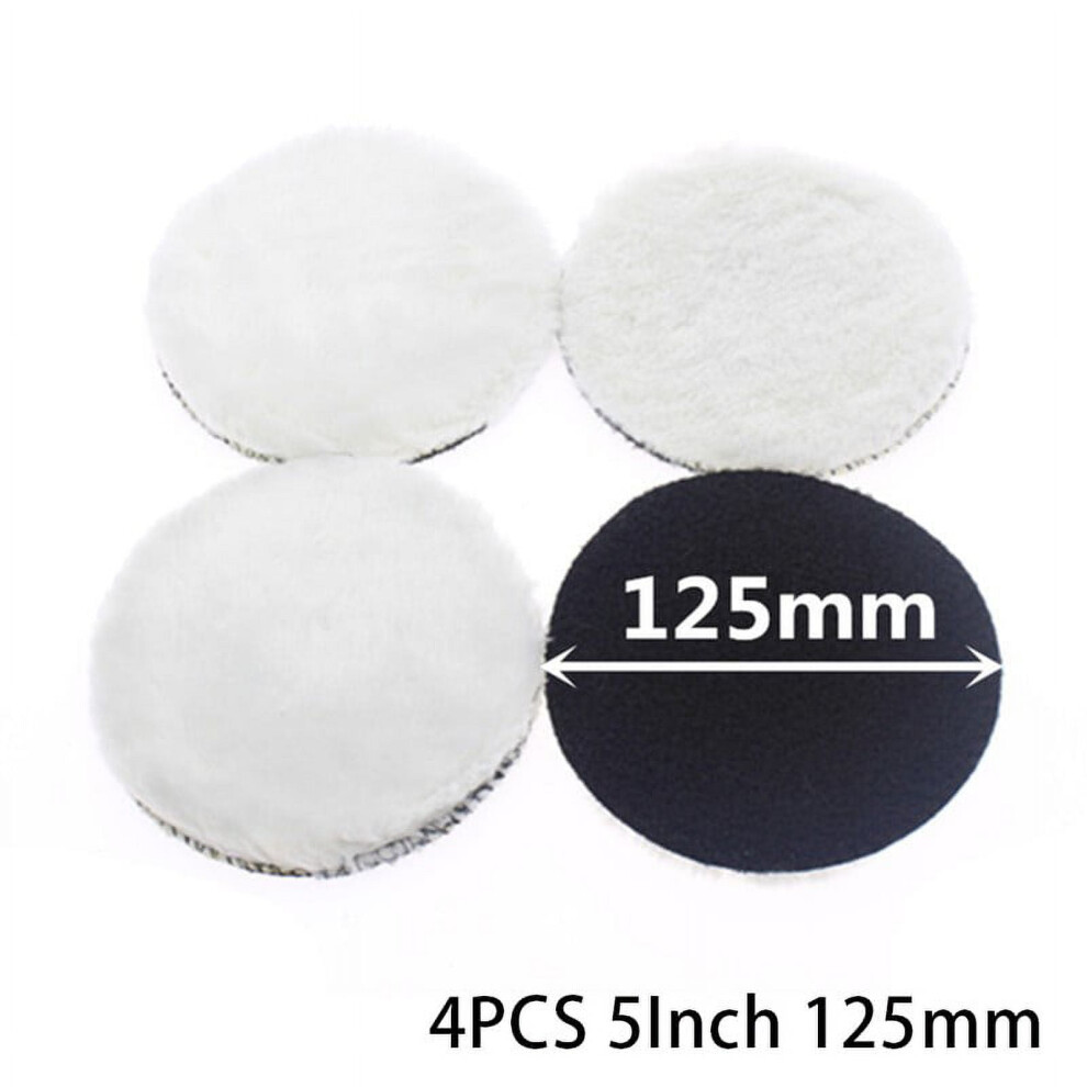 Mosiee Car Polishing Pad Wool 5 Inch 4 Pcs 9107258875273