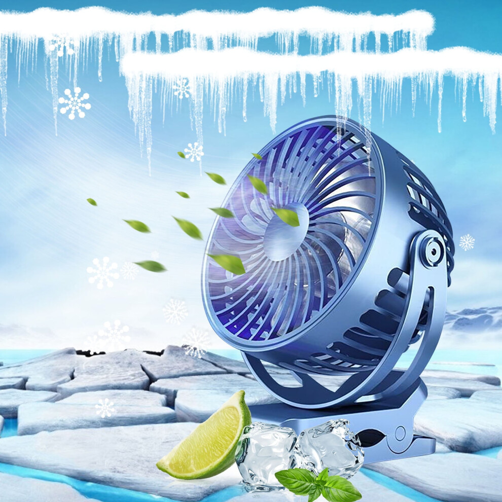Kayannuo Mini Usb Clip Fan Silent Portable Desktop Fan 9107258558138