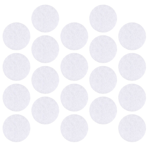 Round Cotton Filter Pad White 3 Packs 150pcs