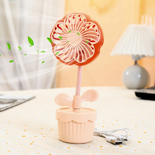 Kayannuo Mini USB oplaadbare handventilator Pink2Speeds