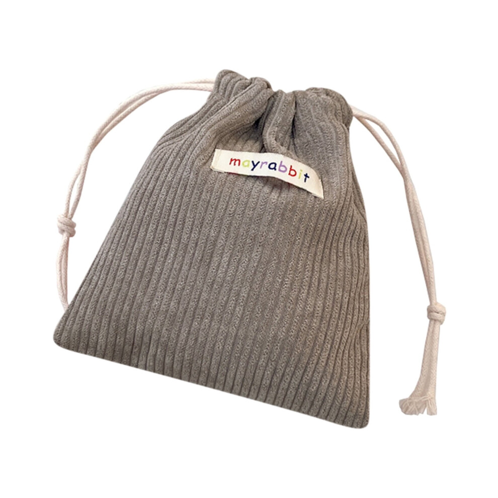 Penkiiy corduroy hair tie organizer bag large capacity