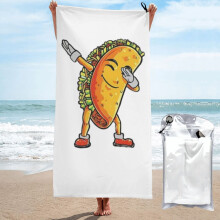 Taco Cinco De Mayo strandtörölköző mikroszálas 30x60 hüvelykes