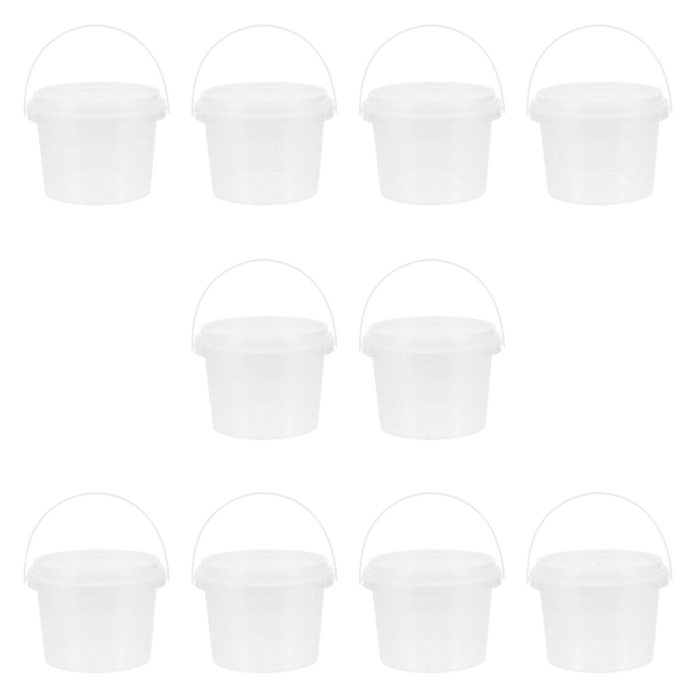 Mini Candy Buckets With Lids 10 Pcs 9107258552150