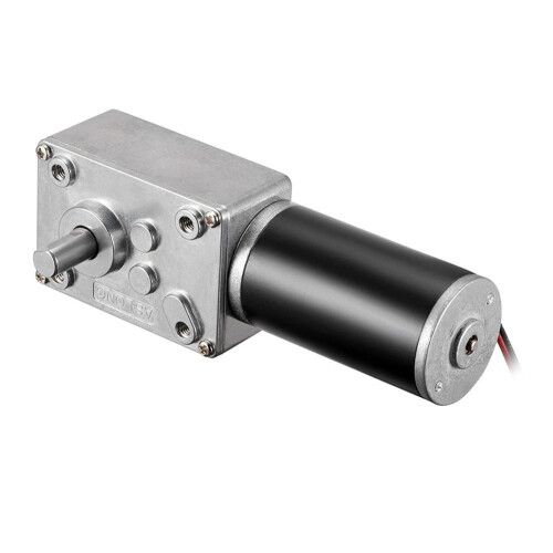 Motorredutor CC 12V/24V de alto torque com engrenagem helicoidal 1