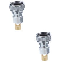 Adaptador de grifo de fregadero a manguera, conexión rápida de 3/4", paquete de 2