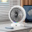 Mini ventilator de birou Kayannuo, reîncărcabil cu 3 viteze, USB 1