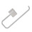 Paper Towel Holder Wall-Mounted Plastic Shelf White 1