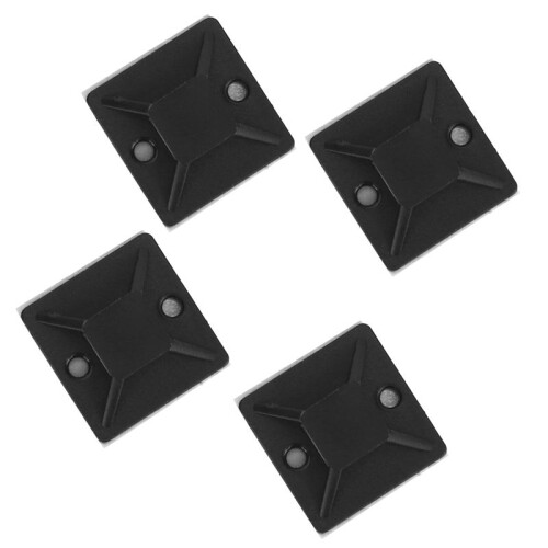 600 Supporto per Base Autoadesiva per Supporto per Fascette per Cavi 20 x 20 x 6mm 2