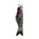 Flaga Windsock Streamer Fish 150cm Czarna 1