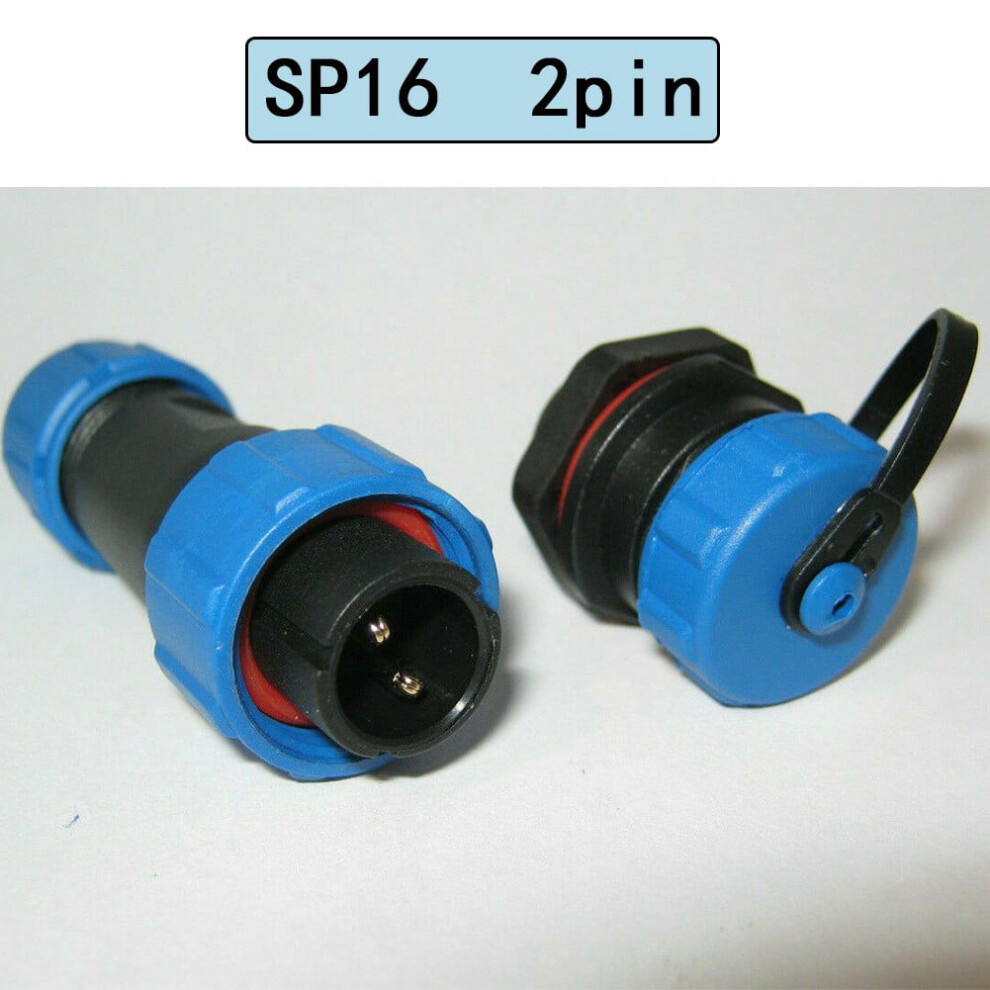 Mosiee Sp16 Ip68 Waterproof Circular Connector 1 Pc 9107258878090
