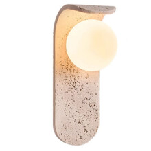 Applique Murale LED en Verre Blanc, Éclairage Décoratif pour Chevet, Couloir, Allée, Style Nordique Moderne, Grotte, Escalier en Pierre