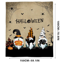Ľahká chlpatá deka s duchmi na Halloween 50x60 palcov