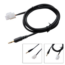Haimni motocyklový aux audio kabel 3,5 mm 3-pin
