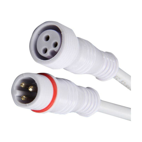 LED Light Bar Connector White IP65 5 Pairs 20cm 1