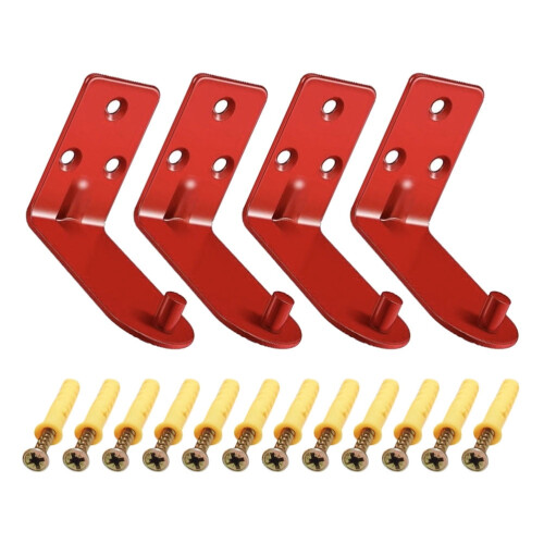 Fire Extinguisher Brackets Wall Mount Heavy Duty 4 pcs