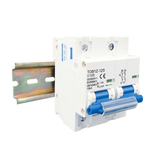 Mosiee DC MCB voor zonne-PV-systemen 2P125A 600V 1