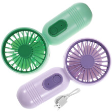 Mini bærbar ventilator batteridrevet 2 stk.