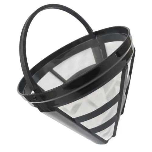 Filtre à café réutilisable en plastique PP et nylon, forme conique